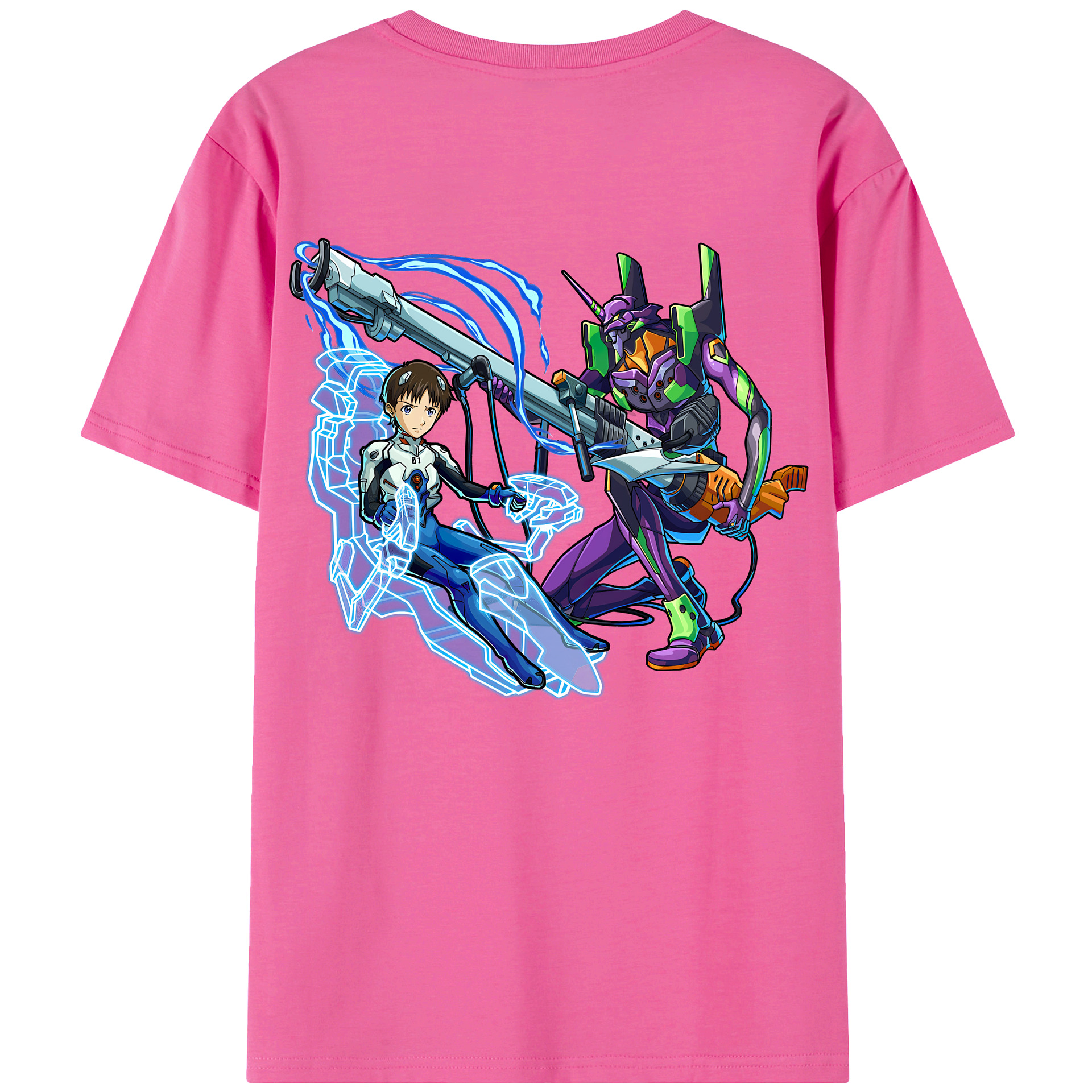 （画像用） EVA 新世紀エヴァンゲリオン レディース半袖Tシャツ(バックプリント)